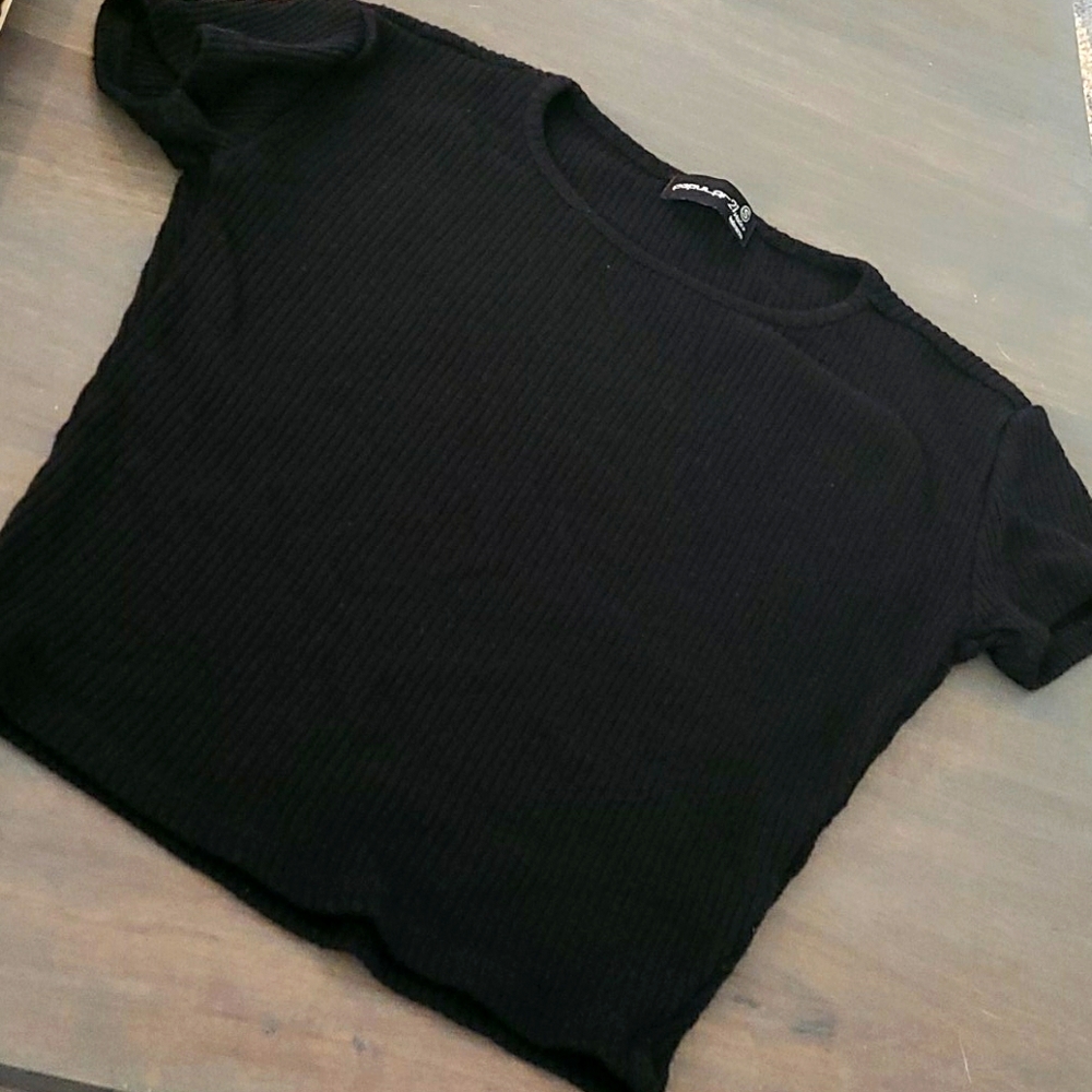 S Black Crew Tee